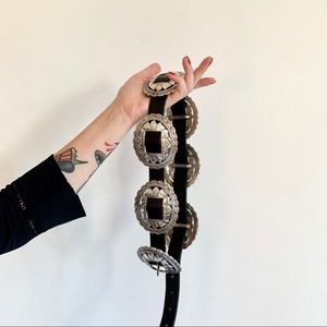 Brighton Concho Leather Belt